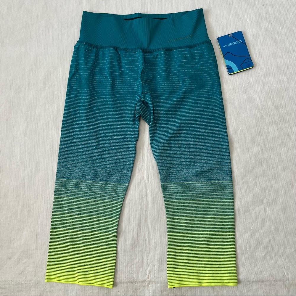 Brooks Streaker Capri Ombré Running Tights NWT